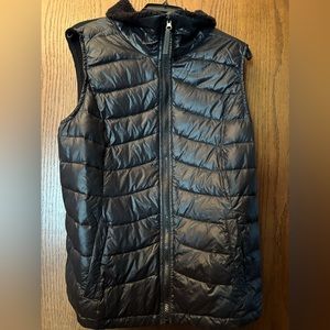 Women's Calvin Klein Black Puffer Vest XL